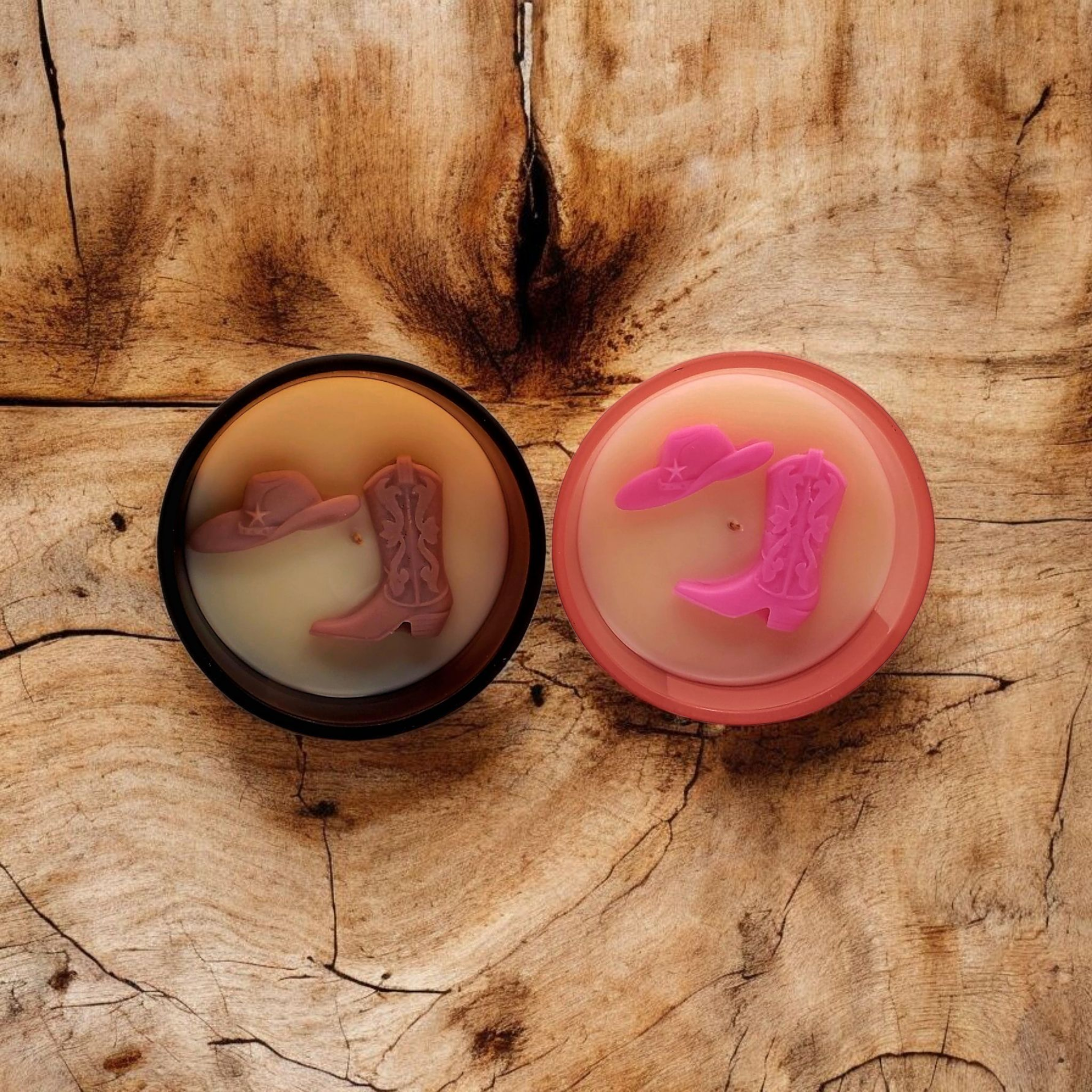 COWBOY & COWGIRL - Funny Candle, Scented Coconut Soy Candle, 6oz