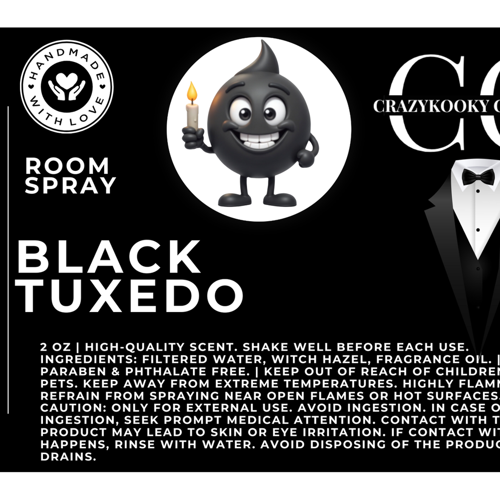 BLACK TUXEDO - Room Spray, 2oz