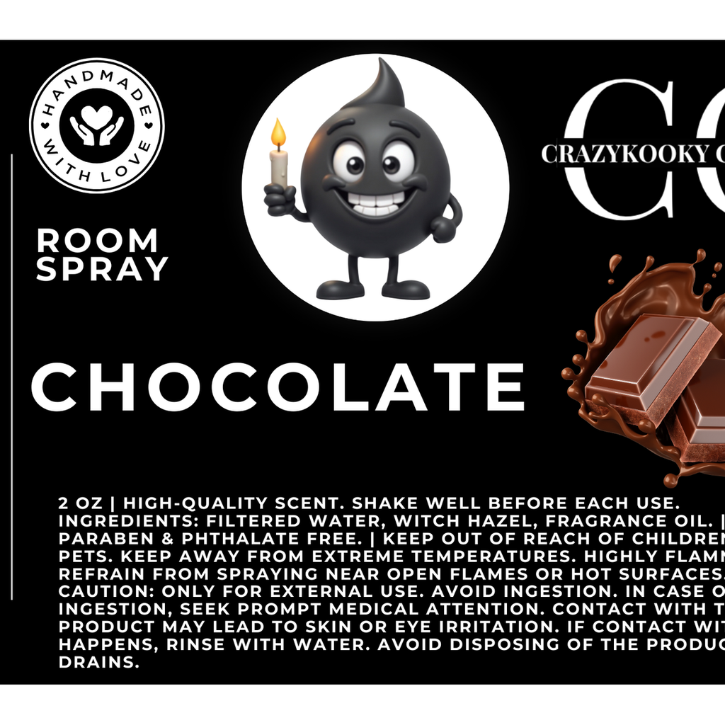 CHOCOLATE - Room Spray, 2oz
