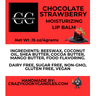 CHOCOLATE STRAWBERRY, Lip Balm, 0.15oz