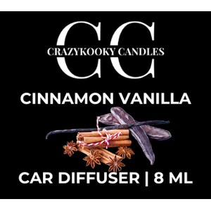 CINNAMON VANILLA - Car Diffuser, 8ml