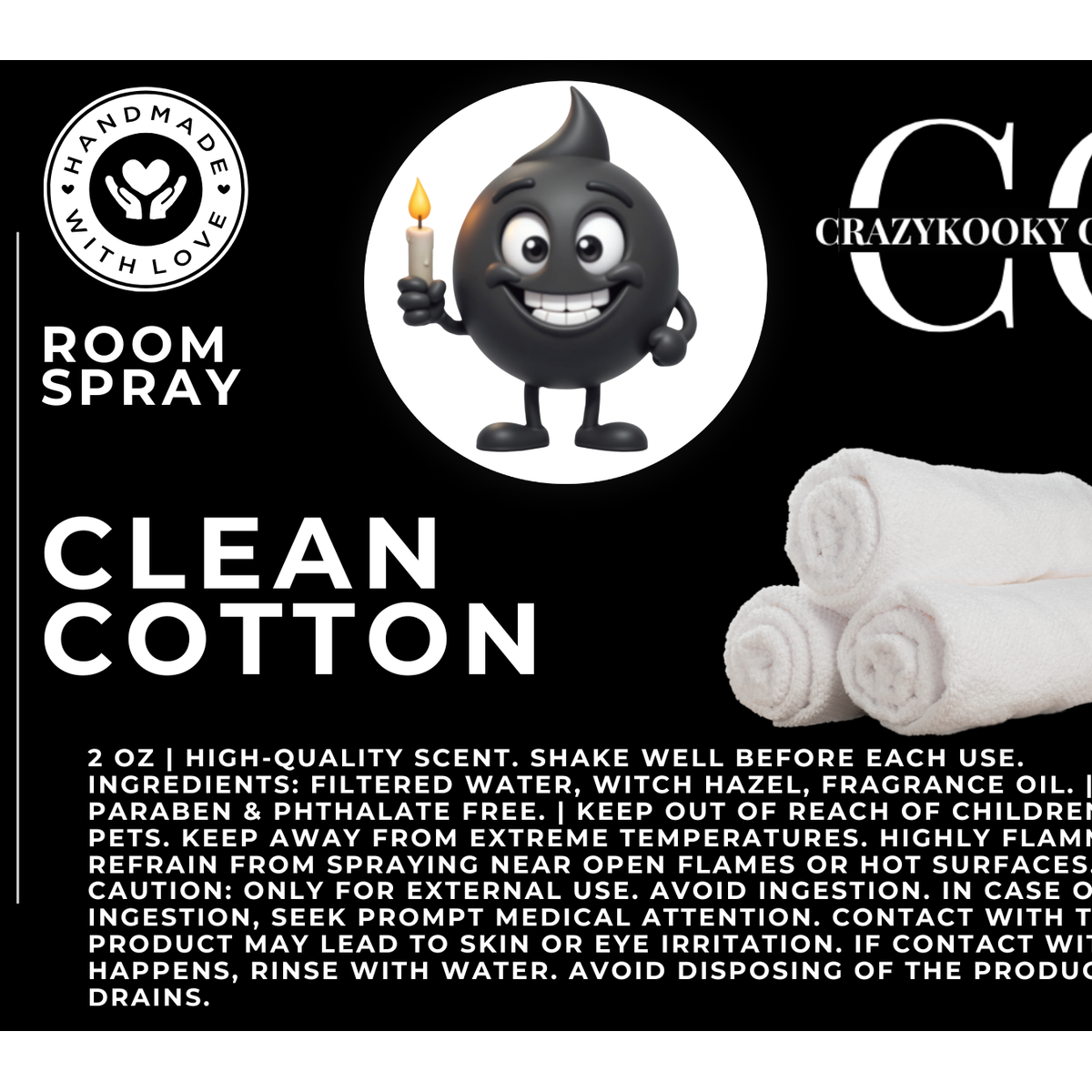 CLEAN COTTON - Room Spray, 2oz