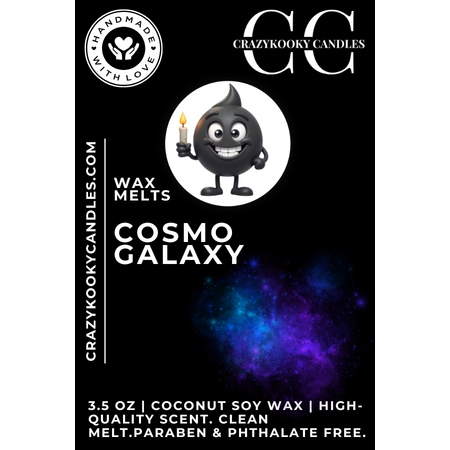 COSMO GALAXY - Wax Melts, Scented Coconut Soy, 3.5oz