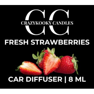FRESH STRAWBERRIES - Car Diffuser, 8ml