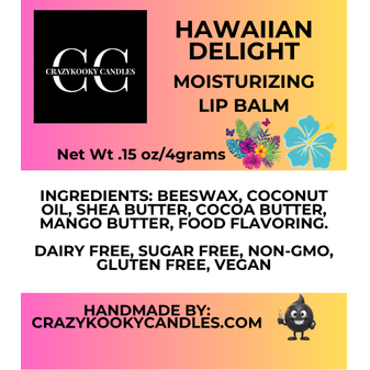 HAWAIIAN DELIGHT, Lip Balm, 0.15oz