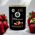 FRESH STRAWBERRIES - Funny Candle, Scented Coconut Soy Candle, 6oz