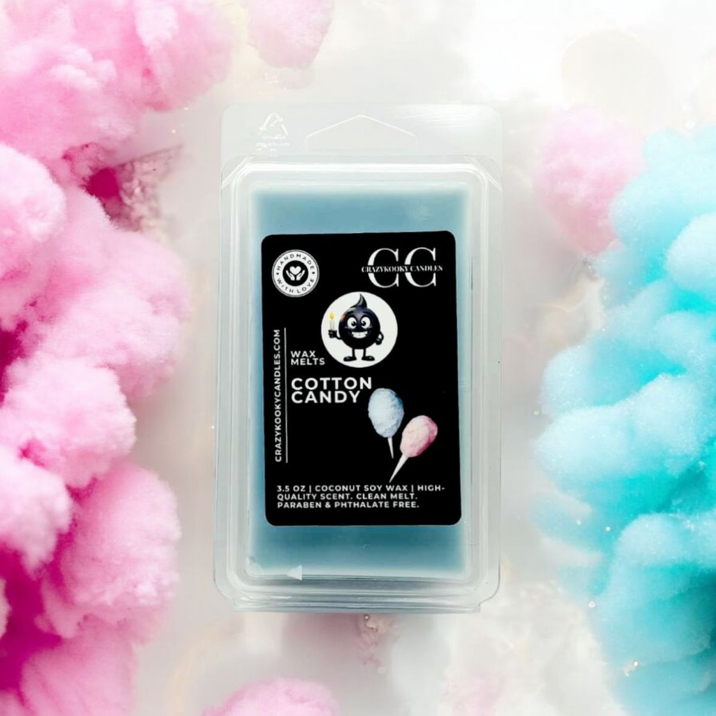 COTTON CANDY - Wax Melts, Scented Coconut Soy, 3.5oz