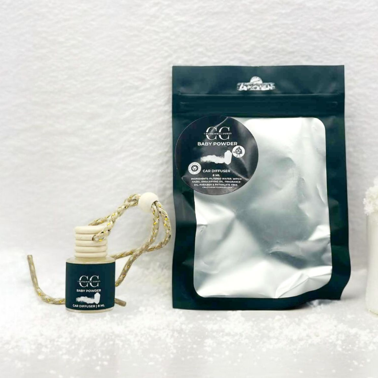 BABY POWDER - Car Diffuser, 8ml