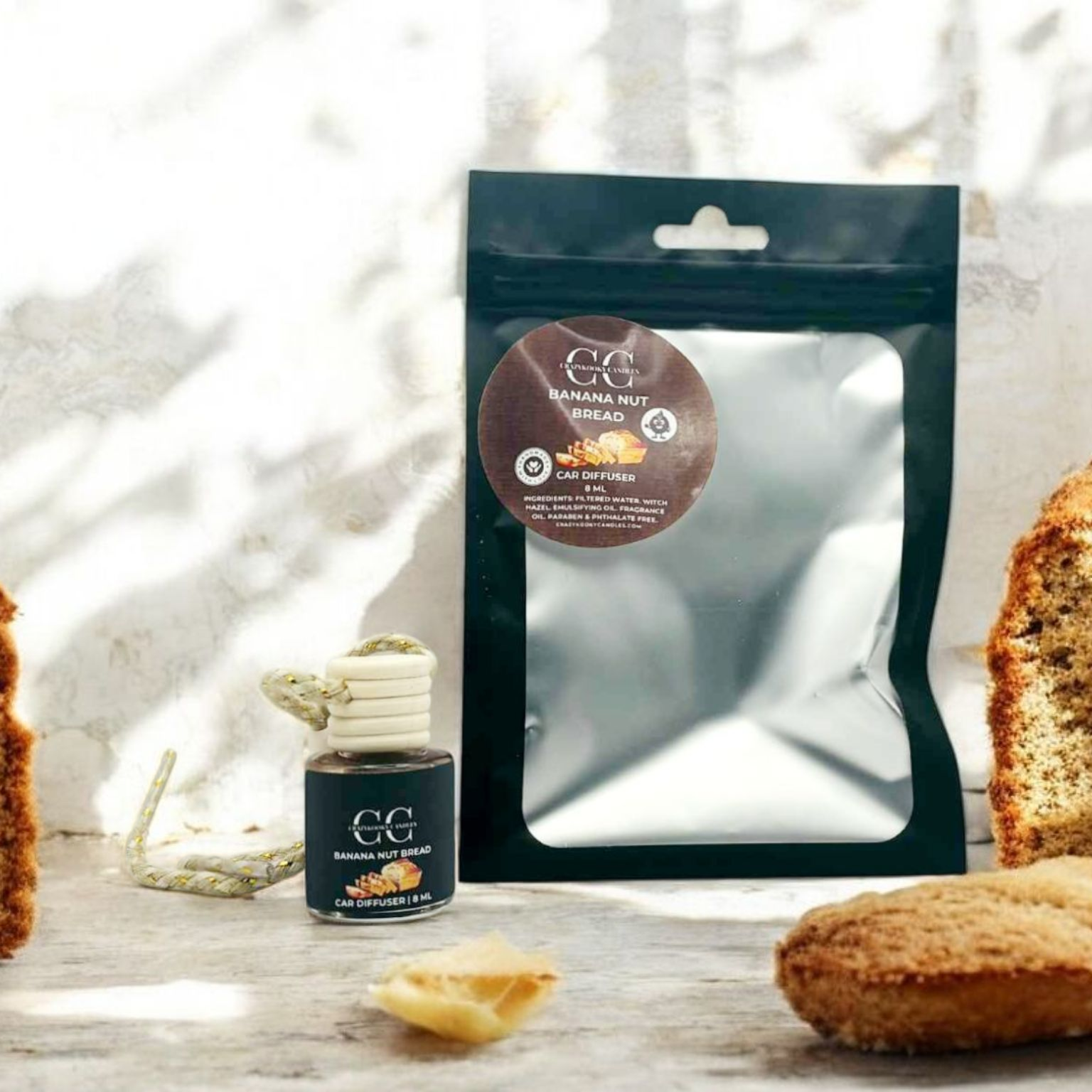 BANANA NUT BREAD - Car Diffuser, 8ml