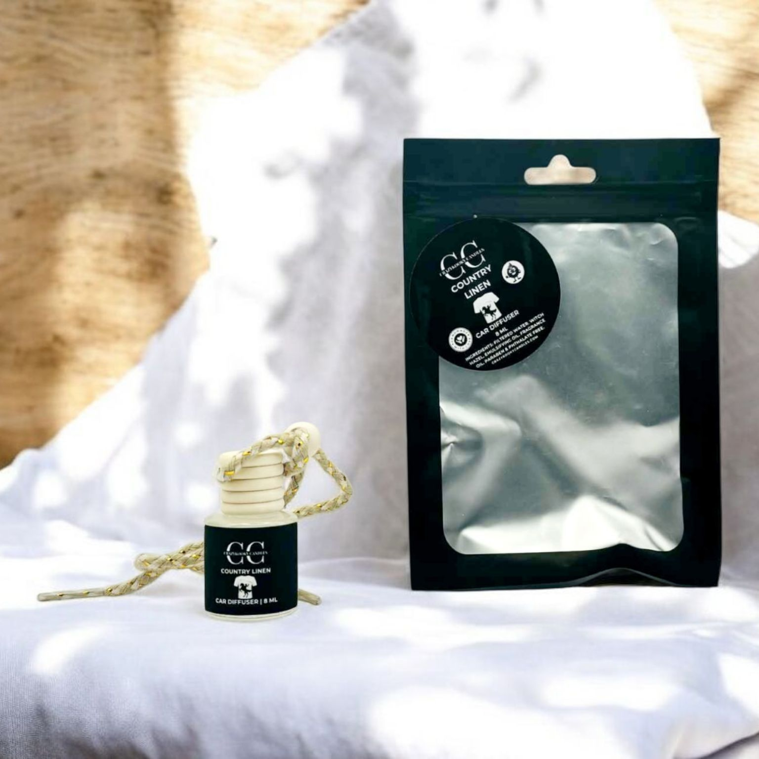 COUNTRY LINEN - Car Diffuser, 8ml