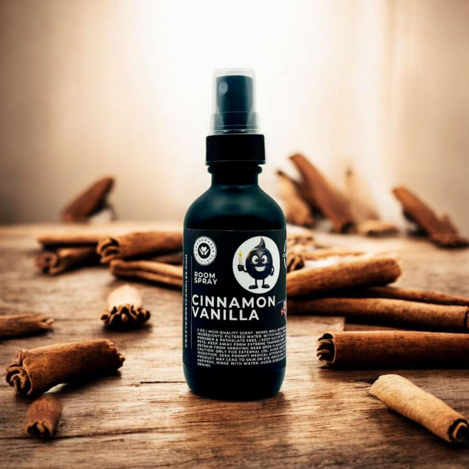 CINNAMON VANILLA - Room Spray, 2oz