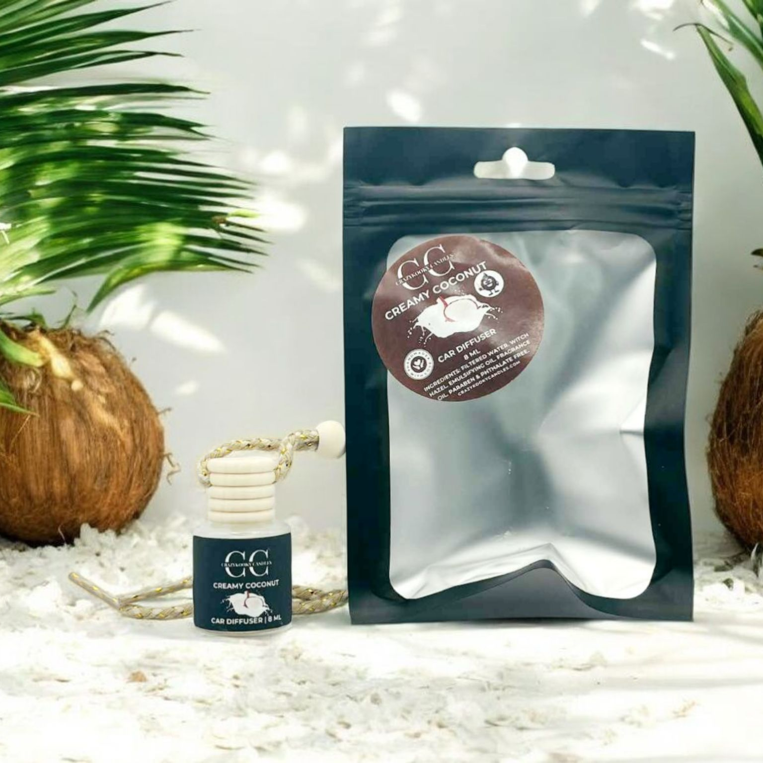 CREAMY COCONUT - Car Diffuser, 8ml