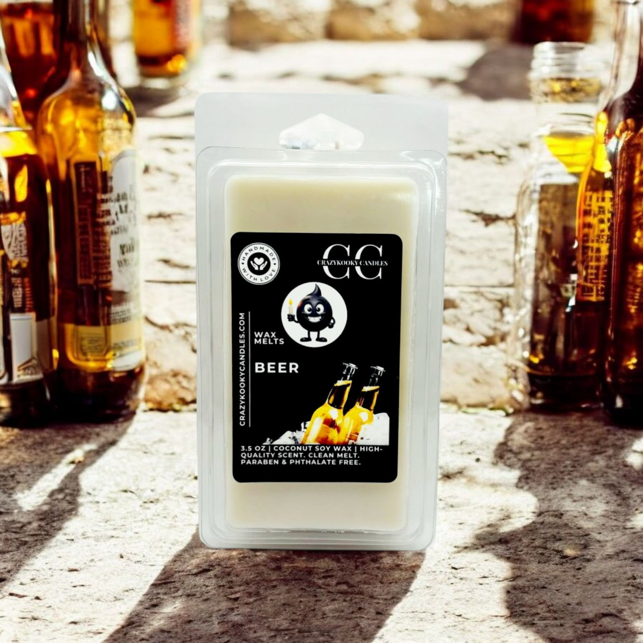 BEER - Wax Melts, Scented Coconut Soy, 3.5oz
