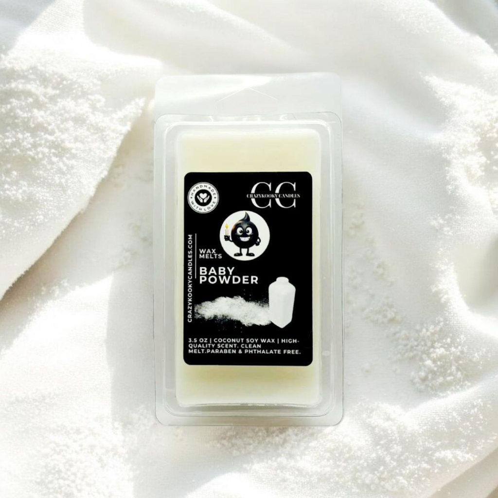 BABY POWDER - Wax Melts, Scented Coconut Soy, 3.5oz