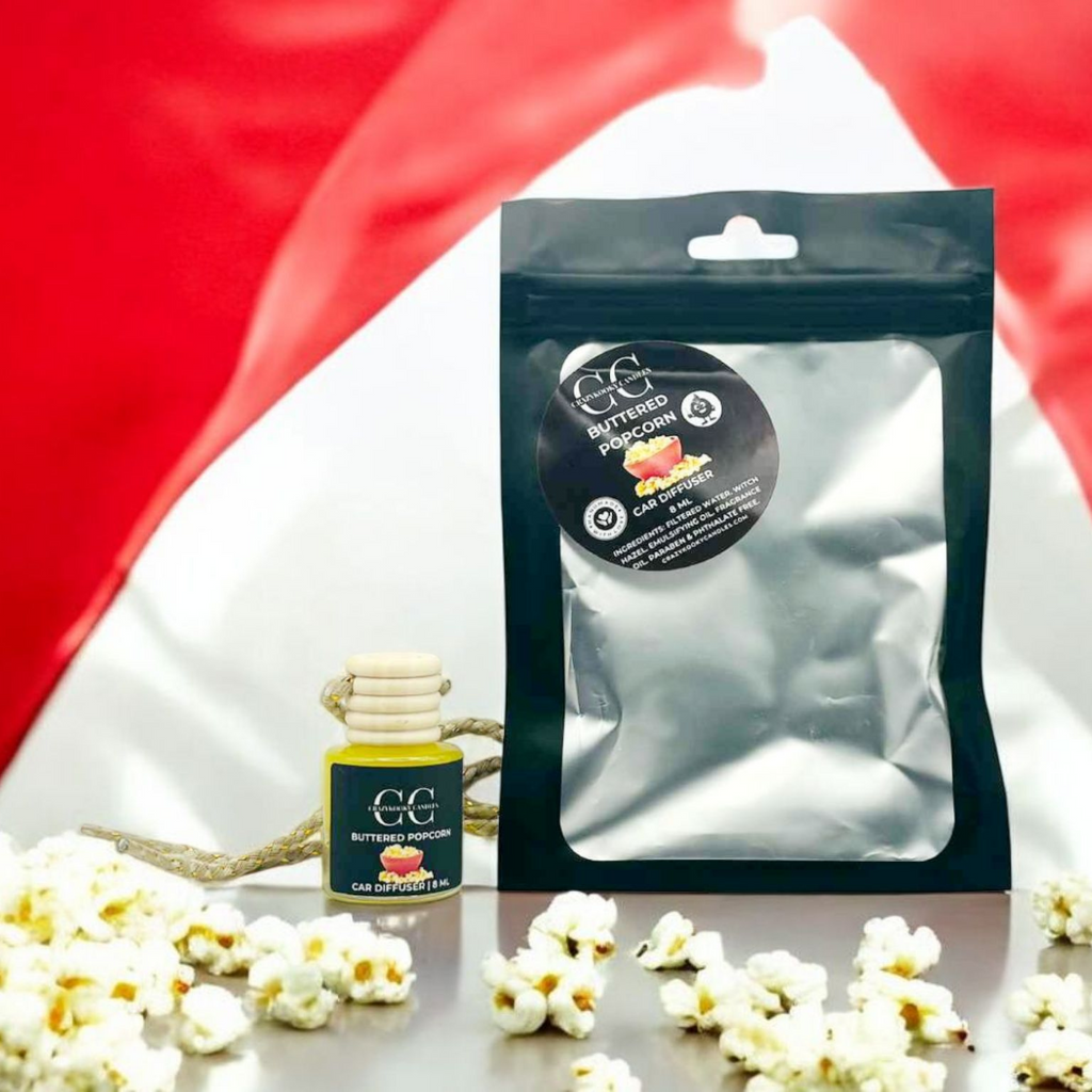 BUTTERED POPCORN - Car Diffuser, 8ml